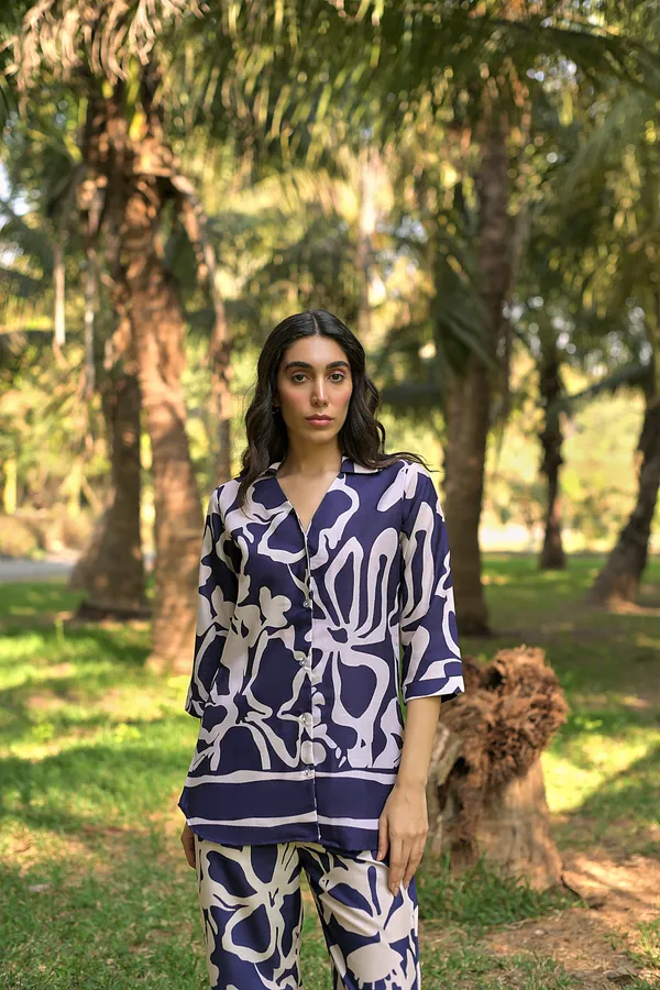 Blue_Cotton_Blend_Digital_Print_Co-Ord_Set_For_Women