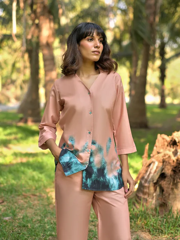 Peach_Cotton_Blend_Digital_Print_Co-Ord_Set_For_Women