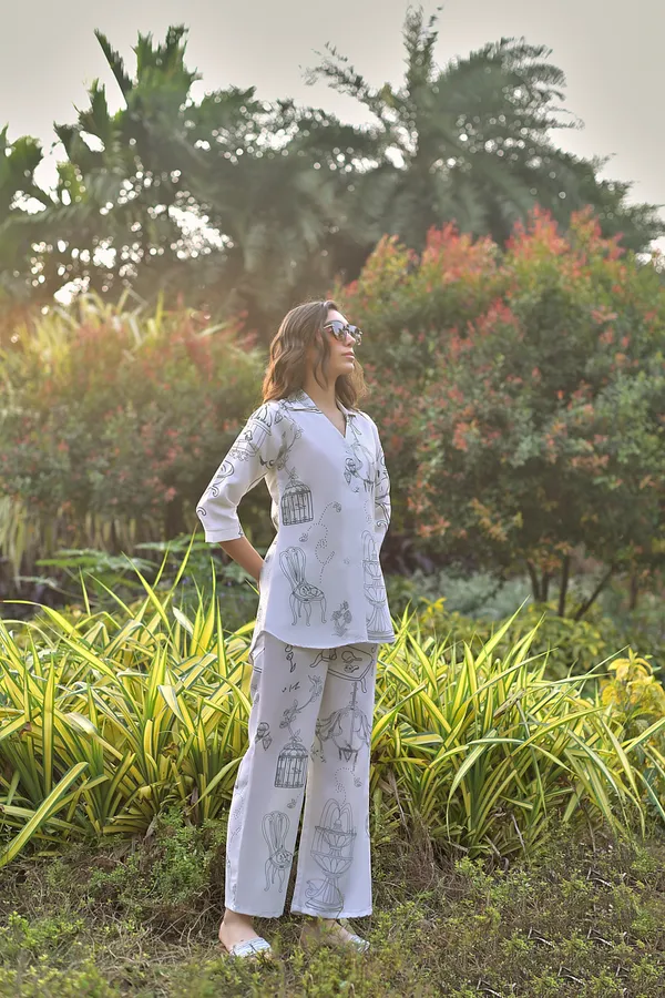 White_Cotton_Blend_Digital_Print_Co-Ord_Set_For_Women