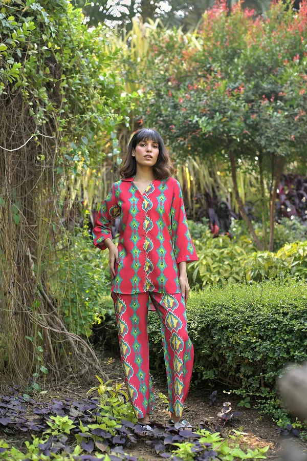 Red_Cotton_Blend_Digital_Print_Co-Ord_Set_For_Women