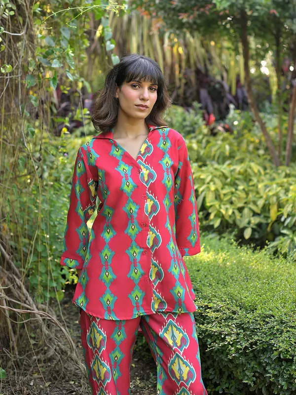 Red_Cotton_Blend_Digital_Print_Co-Ord_Set_For_Women