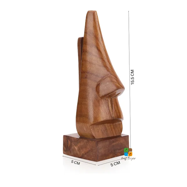 Handmade_Wooden_Nose_Shape_Tabletop_Eyeglass_Holder_Stand