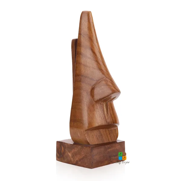 Handmade_Wooden_Nose_Shape_Tabletop_Eyeglass_Holder_Stand