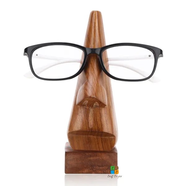 Handmade_Wooden_Nose_Shape_Tabletop_Eyeglass_Holder_Stand