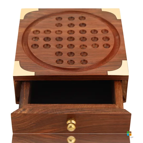 Handmade_Indian_Wooden_Solitaire_Board_Game_With_Stainless_Steel_Balls_Travel_Games_For_Adults