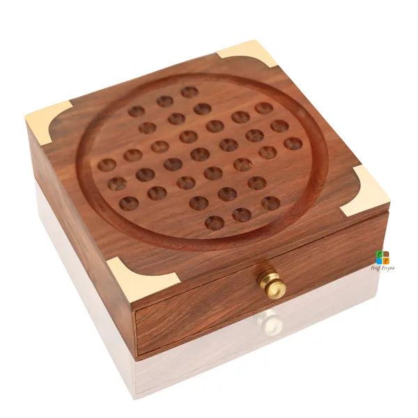 Handmade_Indian_Wooden_Solitaire_Board_Game_With_Stainless_Steel_Balls_Travel_Games_For_Adults