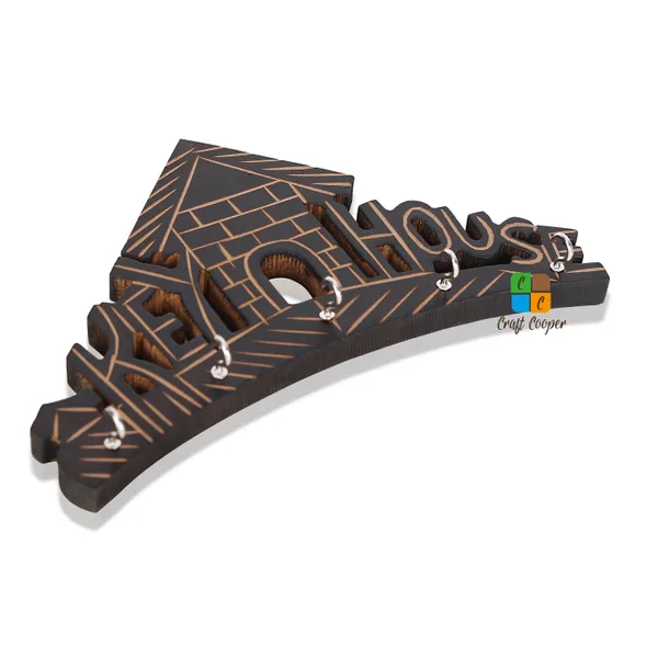 Craft_Cooper_Amazingly_Crafted_Handmade_Wooden_Wall_Hanging_Key_Holder/Key_Hanger_(Brown)_(House_Shape,_4_Hook)
