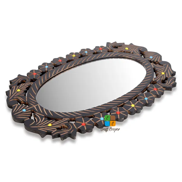 Craft_Cooper_Beautiful_Wooden_Handcrafted_Design_Oval_Mirror
