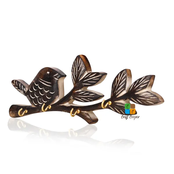 Craft_Cooper_Decorative_Aesthetic_Design_Stylish_Bird_Wall_Door_Hanging_Key_Hanger_with_Hooks
