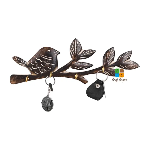 Craft_Cooper_Decorative_Aesthetic_Design_Stylish_Bird_Wall_Door_Hanging_Key_Hanger_with_Hooks