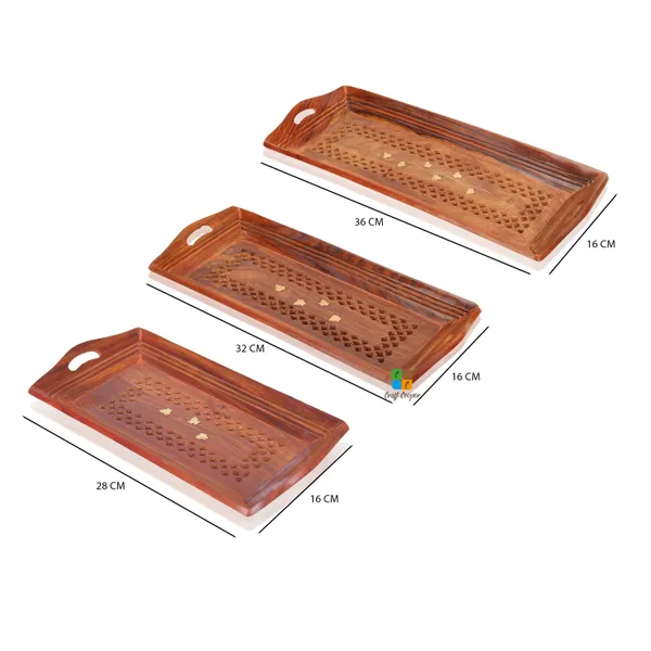 Craft_Cooper_Excellent_Brownie_Wooden_Coffee_Tray,_Pack_of_Three,_Self_Made_Design,_Shape_Rectangular,_Dishwasher_Safe
