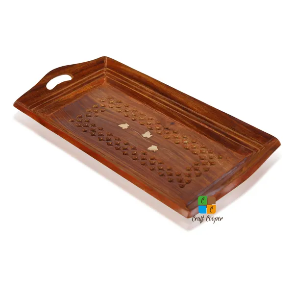 Craft_Cooper_Excellent_Brownie_Wooden_Coffee_Tray,_Pack_of_Three,_Self_Made_Design,_Shape_Rectangular,_Dishwasher_Safe