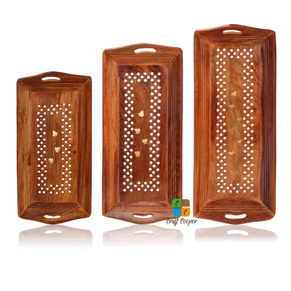 Craft_Cooper_Excellent_Brownie_Wooden_Coffee_Tray,_Pack_of_Three,_Self_Made_Design,_Shape_Rectangular,_Dishwasher_Safe