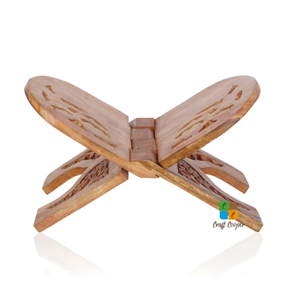Craft_Cooper_Foldable_Book_Stand_Holder/Book_Rest_Keep_for_Home/Work_Space/Religious_Places