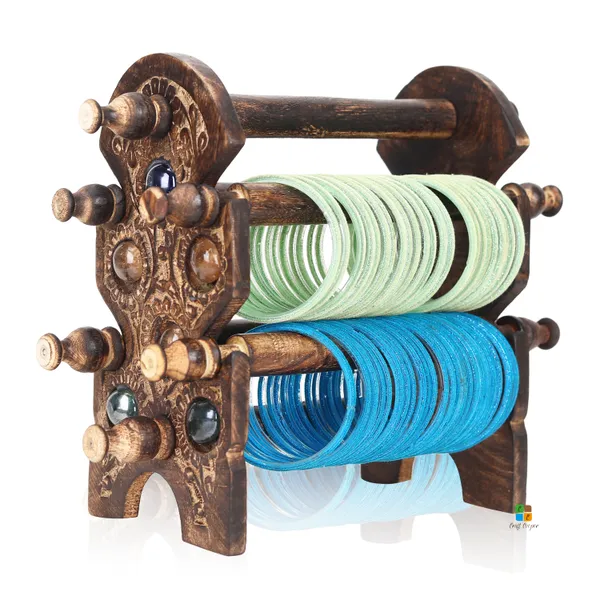 Handcrafted_Wooden_Bangle_Stand_6_Rods_|_Bracelet,_Bangle_Jewelry_Holder_Stand