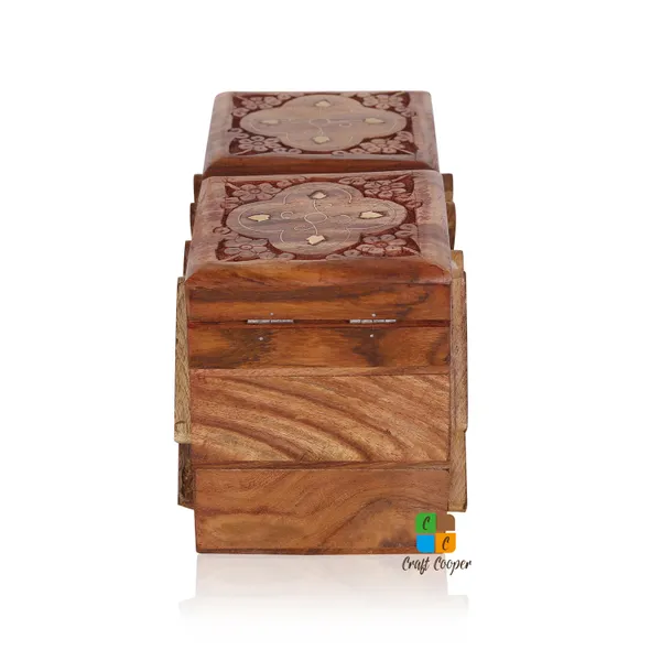 Craft_Cooper_Handmade_Wooden_Rectangular_Jewelry_Organizer_Box_Brass_Inlay_for_Women_5_in_1_(Brown,_Standard)
