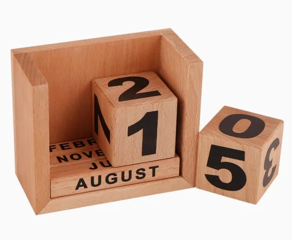Craft_Cooper_Wooden_Calendar-Mini_Desk_Calendar_for_Office_and_Home_Table/Desk_Calender_Office_Desk_Stationary_Calender_(NATURAL)