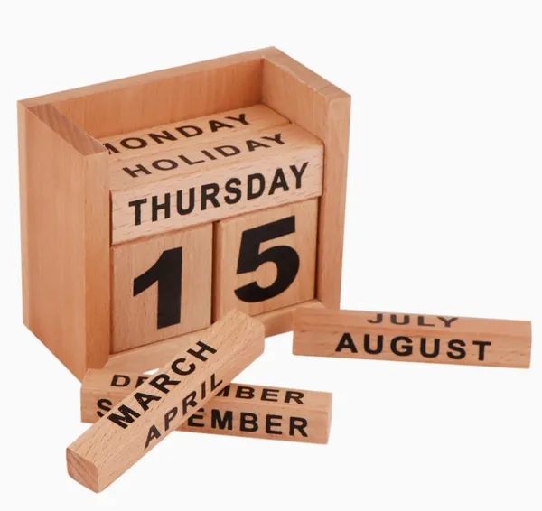 Craft_Cooper_Wooden_Calendar-Mini_Desk_Calendar_for_Office_and_Home_Table/Desk_Calender_Office_Desk_Stationary_Calender_(NATURAL)