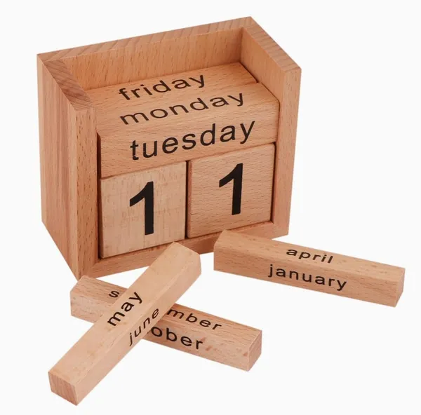 Craft_Cooper_Wooden_Calendar-Mini_Desk_Calendar_for_Office_and_Home_Table/Desk_Calender_Office_Desk_Stationary_Calender_(NATURAL)