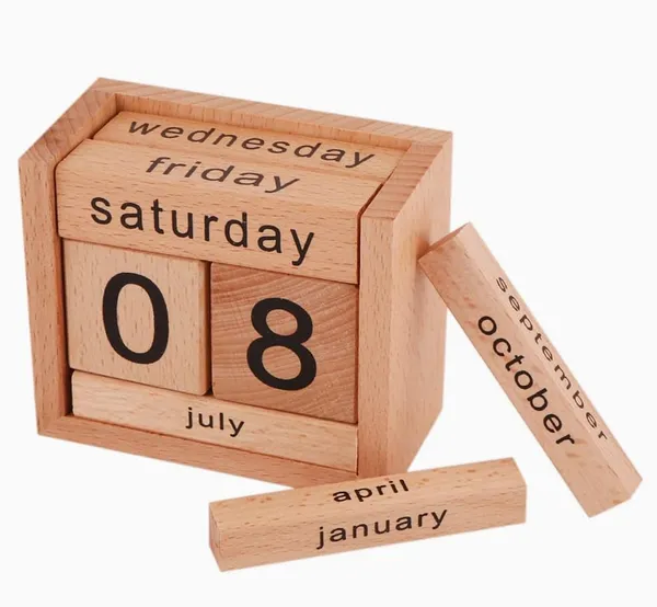 Craft_Cooper_Wooden_Calendar-Mini_Desk_Calendar_for_Office_and_Home_Table/Desk_Calender_Office_Desk_Stationary_Calender_(NATURAL)