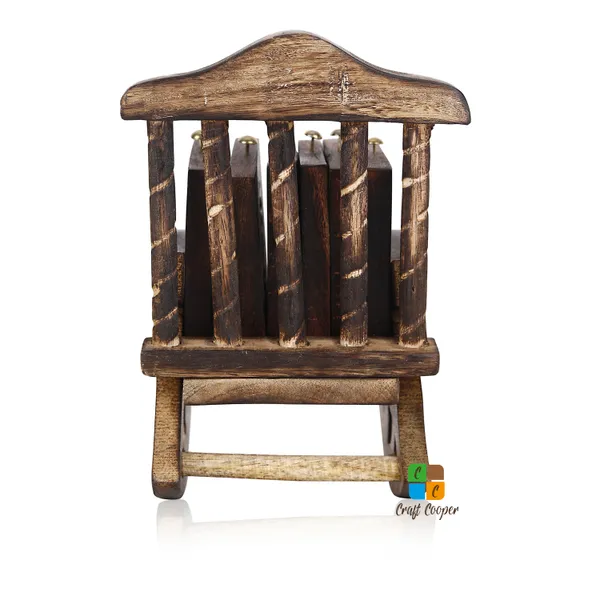 Craft_Cooper_Wooden_Chair_Coaster_for_Cups_&_Mugs_|_Decorative_Coaster_for_Office,_Home_|_Coaster_for_Dining_Table_&_Office_|_Coaster_Set_of_6