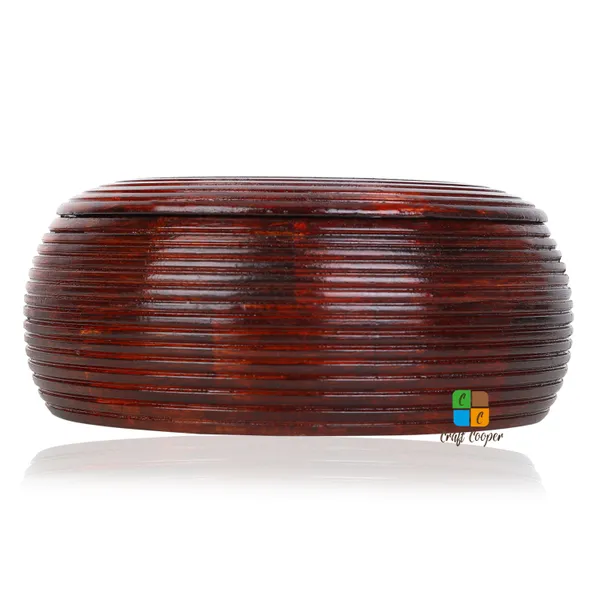 Craft_Cooper_Wooden_Chapati_Roti_Hot_Box_in_Sheesham_Wood_Casseroles_for_Kitchen_Dabba_Case_Server_Tableware_Serve_ware_(Brown)