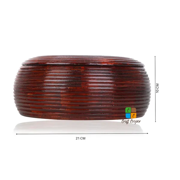 Craft_Cooper_Wooden_Chapati_Roti_Hot_Box_in_Sheesham_Wood_Casseroles_for_Kitchen_Dabba_Case_Server_Tableware_Serve_ware_(Brown)