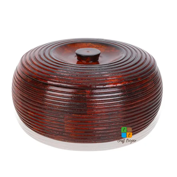 Craft_Cooper_Wooden_Chapati_Roti_Hot_Box_in_Sheesham_Wood_Casseroles_for_Kitchen_Dabba_Case_Server_Tableware_Serve_ware_(Brown)