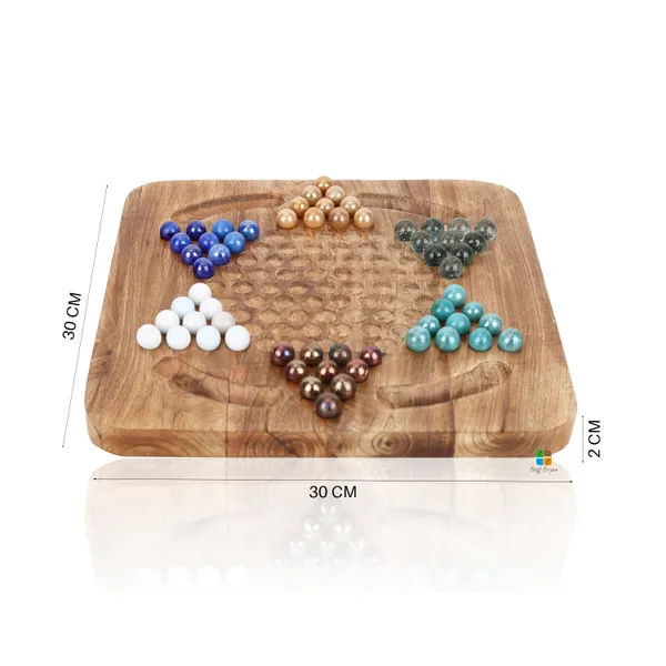 Craft_Cooper_Wooden_Chinese_Checkers_Set_with_60_Vibrant_Glass_Marbles_in_6_Distinct_Colors_-_Perfect_Strategy_Game_for_Kids_&_Adults,_Enhance_Your_Family_Game_Night