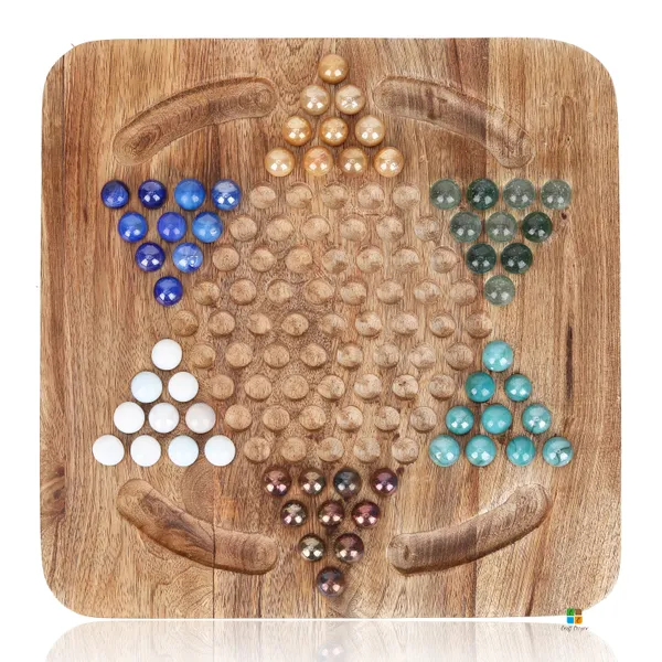 Craft_Cooper_Wooden_Chinese_Checkers_Set_with_60_Vibrant_Glass_Marbles_in_6_Distinct_Colors_-_Perfect_Strategy_Game_for_Kids_&_Adults,_Enhance_Your_Family_Game_Night