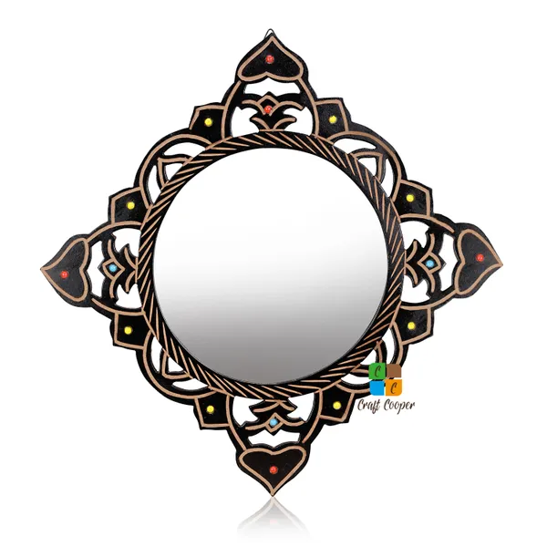 Craft_Cooper_Wooden_Decorative_Square_Shape_Mirror