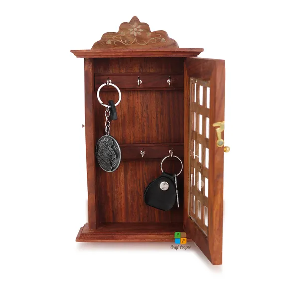 Craft_Cooper_Wooden_Key_Holder_Almirah_Design_|_Square_Design__|_Wall_Hanging_Decor