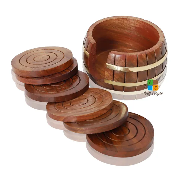 Craft_Cooper_Wooden_Table_Coaster_Set_of_6_for_Home_Decor_and_Tea_Cups/Coffee_Mugs/Beer_Cans