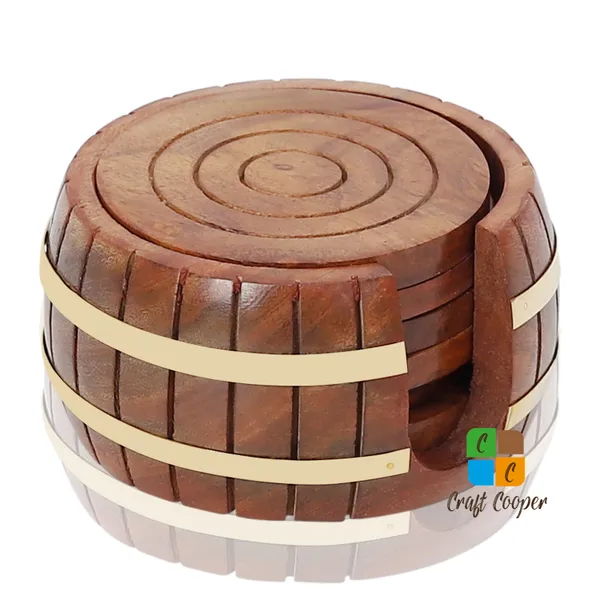Craft_Cooper_Wooden_Table_Coaster_Set_of_6_for_Home_Decor_and_Tea_Cups/Coffee_Mugs/Beer_Cans