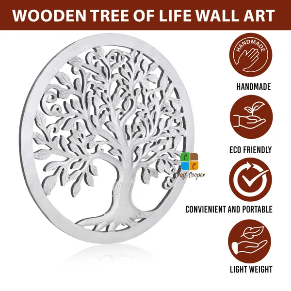 Craft_Cooper_Wooden_Tree_of_Life_Wall_Hanging_Home_Decor_Art_–_Wooden_Wall_Silhouette_Art_Tree_of_Life_Family_Tree_Home_Office_Decoration_Bedroom_Living_Room_Decor_55_Cm_(Silver)