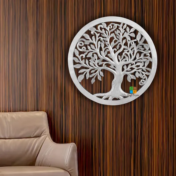 Craft_Cooper_Wooden_Tree_of_Life_Wall_Hanging_Home_Decor_Art_–_Wooden_Wall_Silhouette_Art_Tree_of_Life_Family_Tree_Home_Office_Decoration_Bedroom_Living_Room_Decor_55_Cm_(Silver)