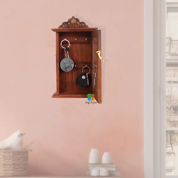 Craft_Cooper_Wooden_Wall_Mount_Hanging_Safe_Box_Keychain_Holder_Antique_Design_Gifts_