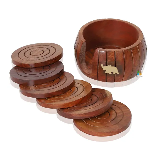 Craft_Cooper__Wooden_Drink__Coasters_Wood_Table_Coaster_Set_of_6_for_Tea_Cups_Coffee_Mugs_Beer_Cans_Bar_Tumblers_and_Water_Glasses