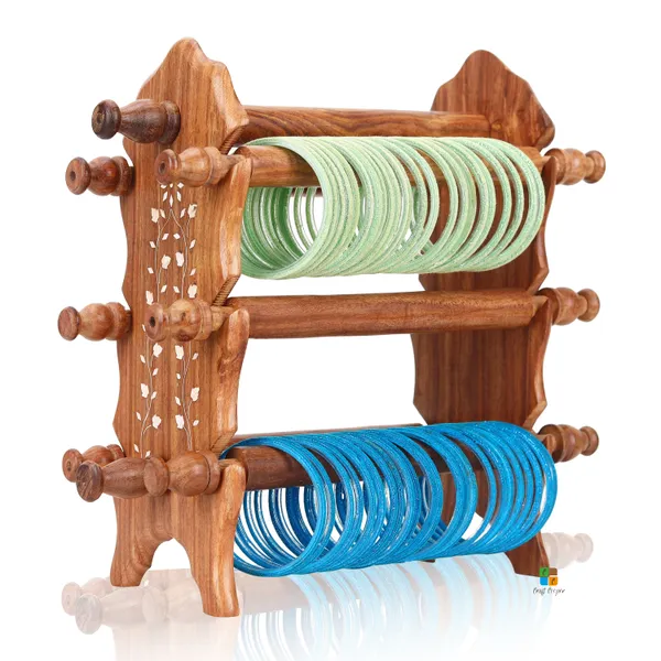 Craft_Cooper_||_Handcrafted_Wooden_Bangle_Stand_6_Rods_|_Bracelet,_Bangle_Jewelry_||_Holder_Stand