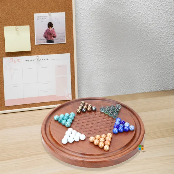 Wooden_Chinese_Checkers_Game_With_Glass_Marbles_Handcrafted_Sheesham_Wood,_Scratch-Resistant_Board_Perfect_Game_For_Adults,_Teens_&_Older_Children