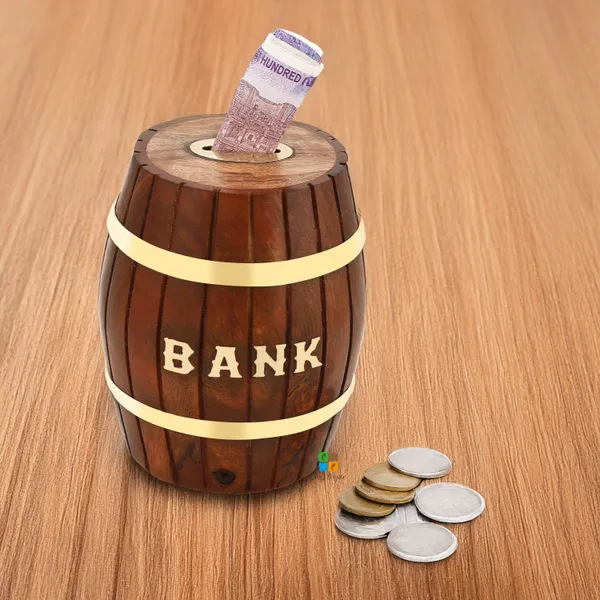 Handmade_Wooden_Barrel_Money_Piggy_Bank_|_Gift_Items_For_Kids