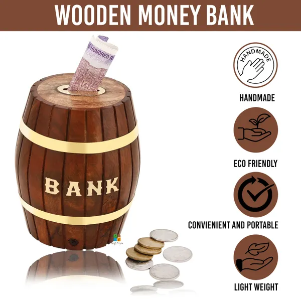 Handmade_Wooden_Barrel_Money_Piggy_Bank_|_Gift_Items_For_Kids