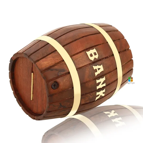 Handmade_Wooden_Barrel_Money_Piggy_Bank_|_Gift_Items_For_Kids