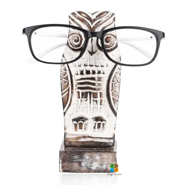 Handmade_Owl_Spectacle_Wood_Tabletop_Eyeglass_Holder_Stand