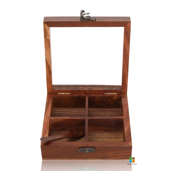 Sheesham_Wood_Spice_Box_With_4_Partition_&_Spoon