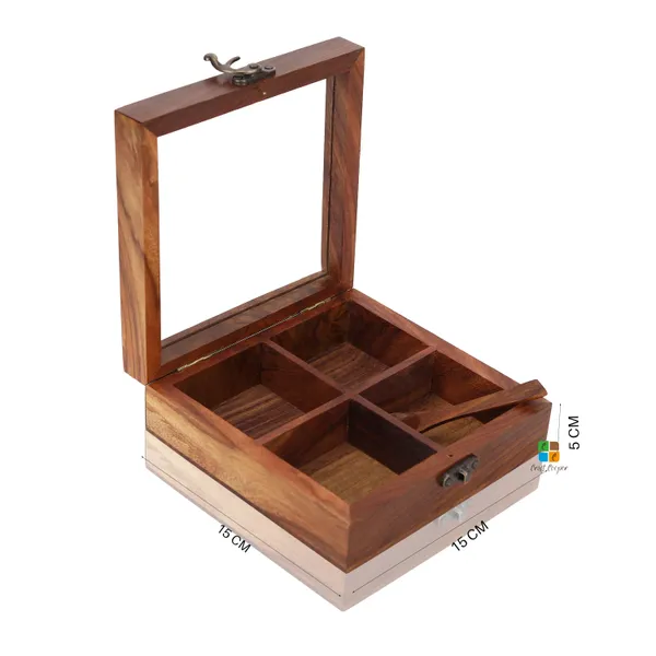 Sheesham_Wood_Spice_Box_With_4_Partition_&_Spoon