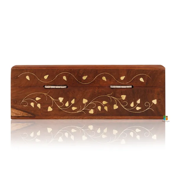 Wooden_Rectangular_Flower_Design_Jewellery_Box_|_Multipurpose_Box_For_Storage