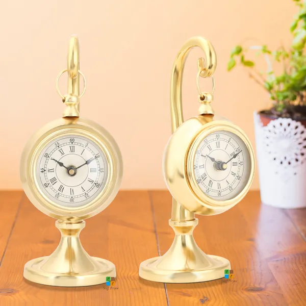 Decor_Analog_Gold_Clock