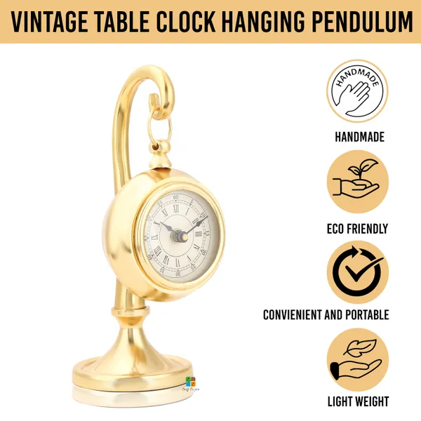 Decor_Analog_Gold_Clock