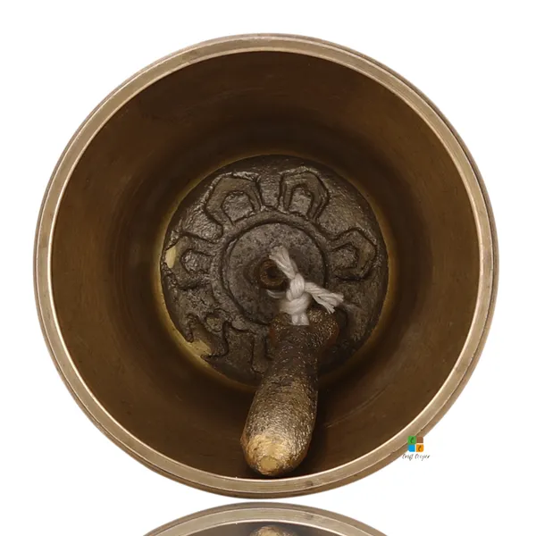 Craft_Cooper__6_Inch_Tibetan_Buddhist_Bell_For_Meditation_Brass_Pooja_Bell